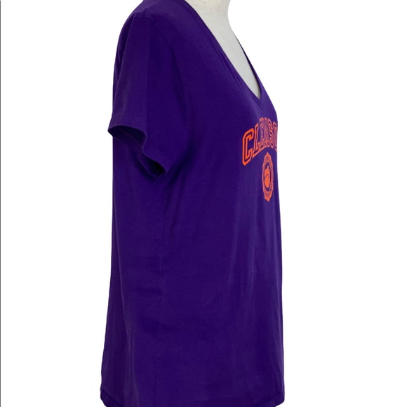 Clemson Purple T-shirt Large - Picture 2 of 5